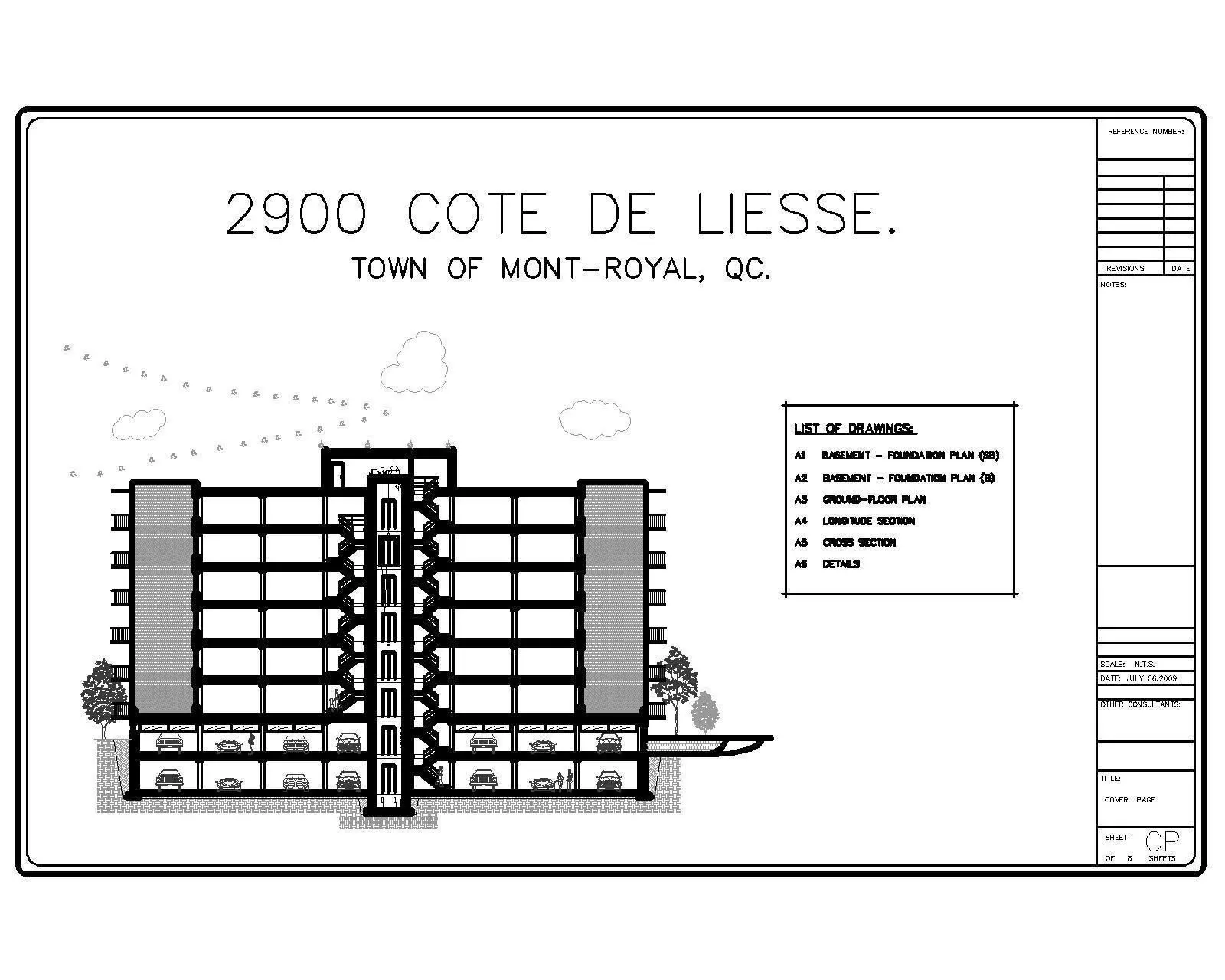 Residential Building 3D model_0