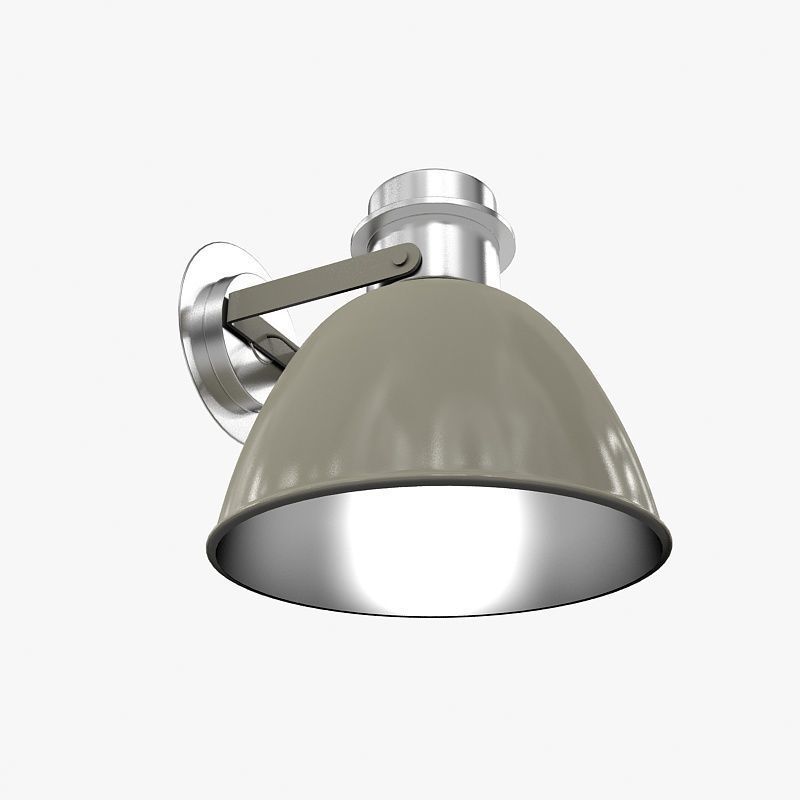 Light Heimelig Wandlampe Metall Grau 3D model_3