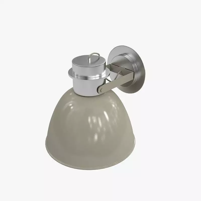 Light Heimelig Wandlampe Metall Grau 3D model_0