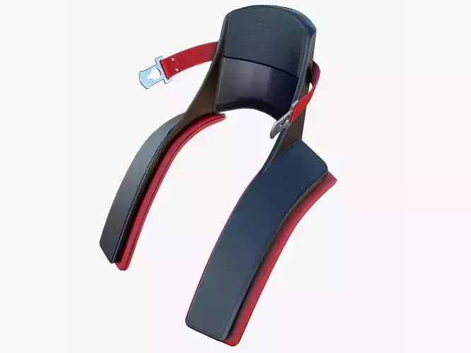 F1 Neck Protection Formula PBR Generic Low-poly 3D model