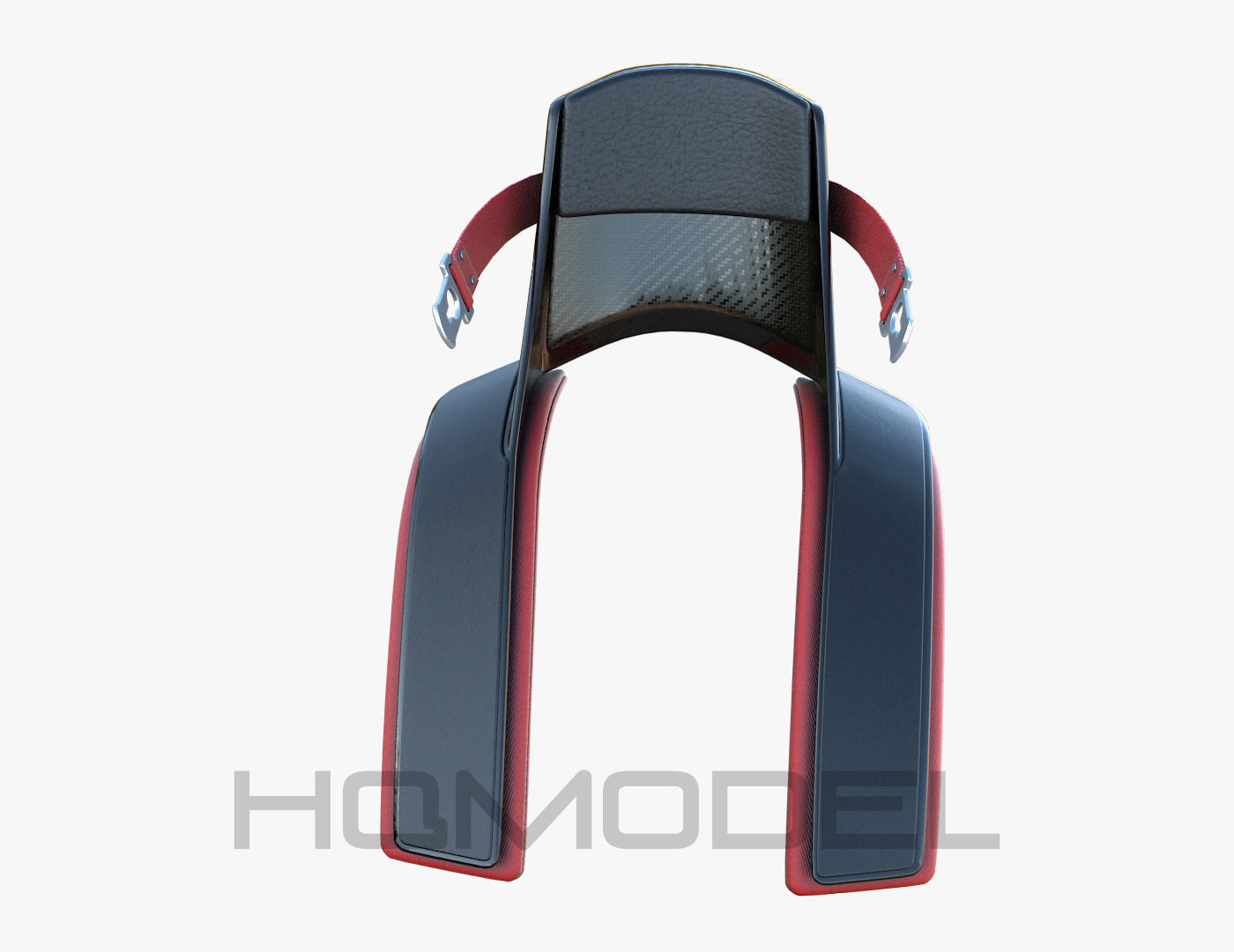 F1 Neck Protection Formula PBR Generic Low-poly 3D model_1