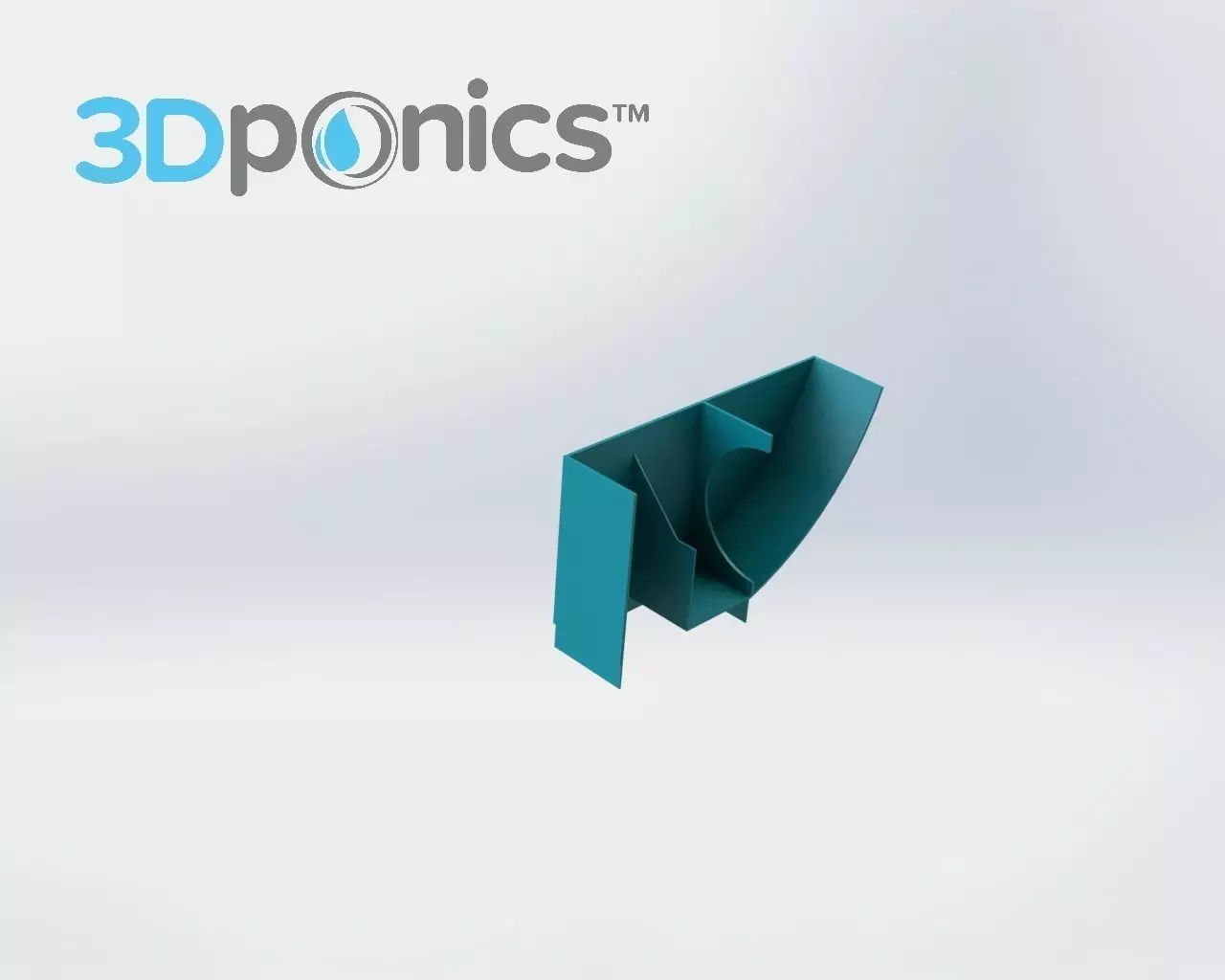 Container - 3Dponics Herb Garden Free 3D print model_0
