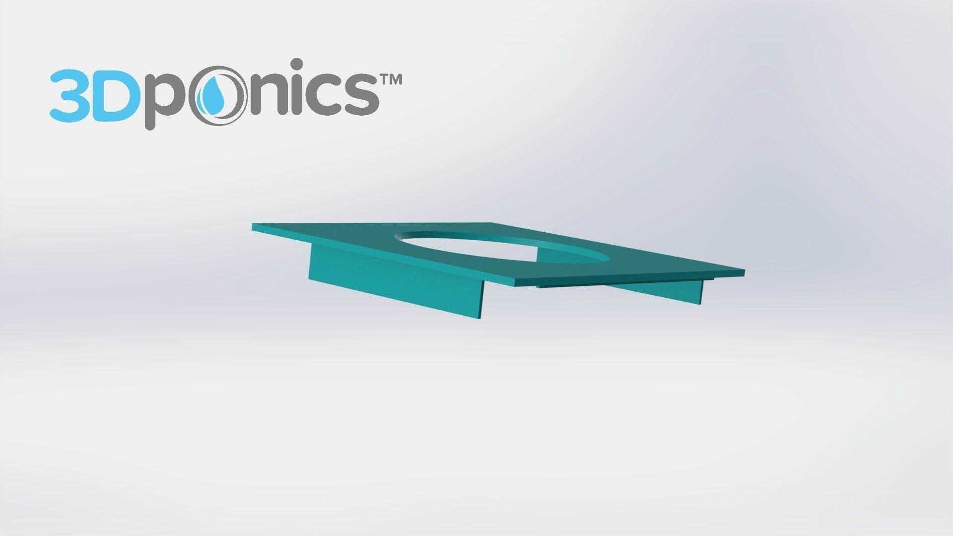 Lid - 3Dponics Herb Garden Free 3D print model_2