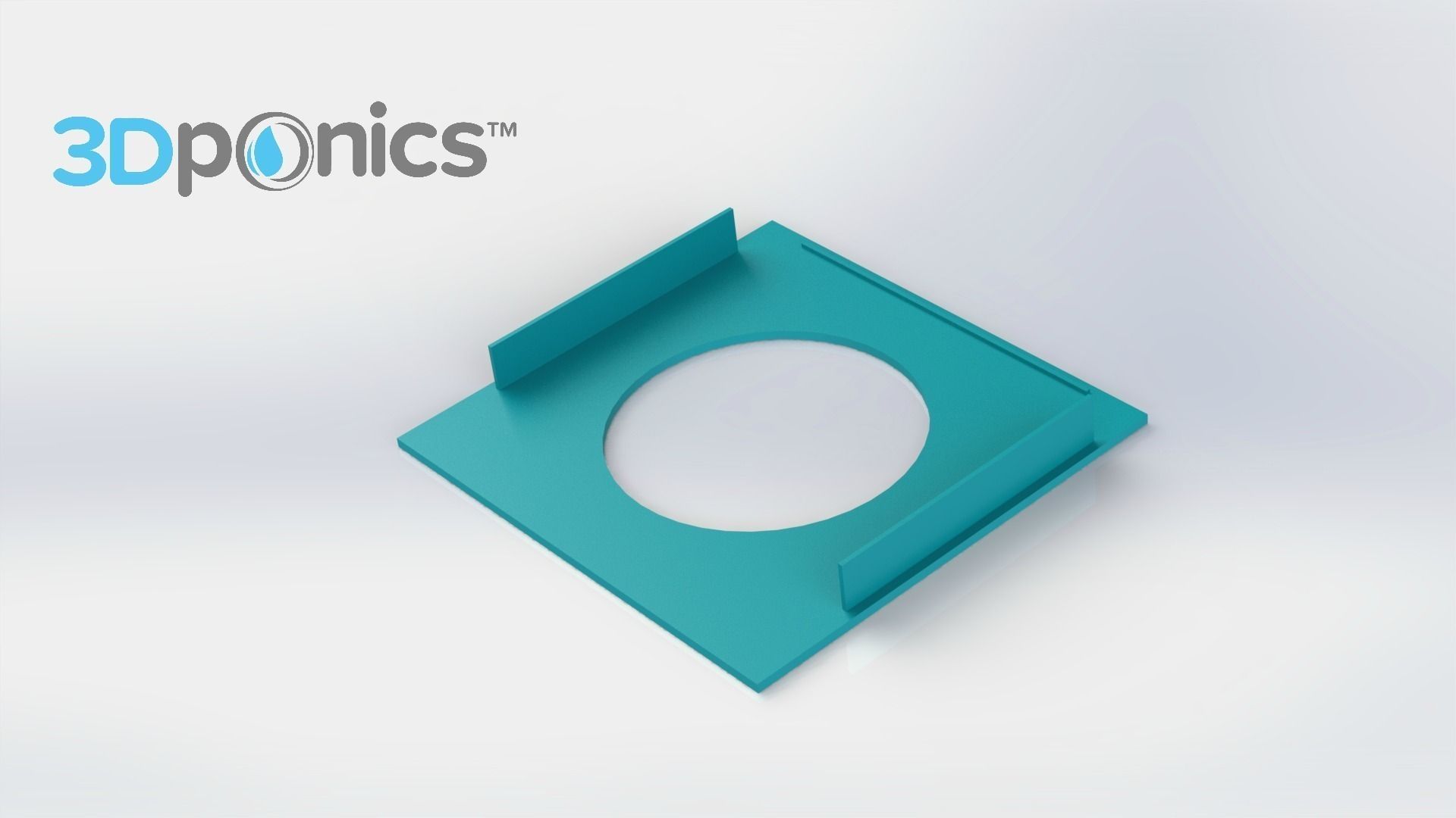 Lid - 3Dponics Herb Garden Free 3D print model_1