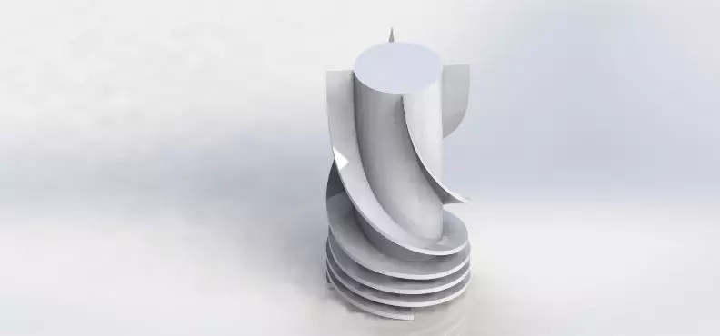 Little tirbine Free 3D model