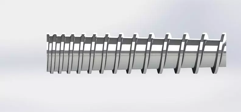 Screw wit changed dimmension Free 3D model_0