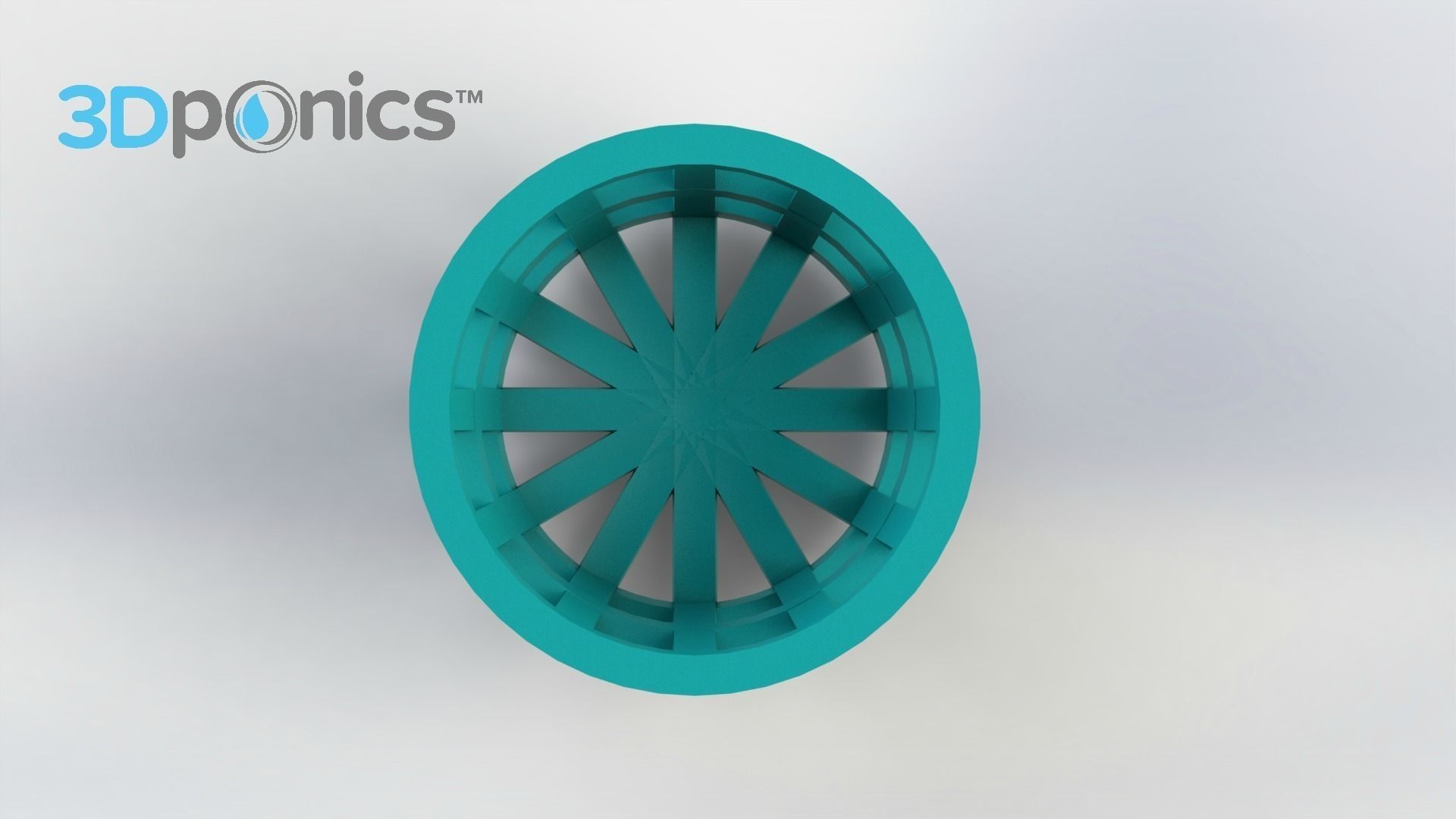 Planter - 3Dponics Herb Garden Free 3D print model_1