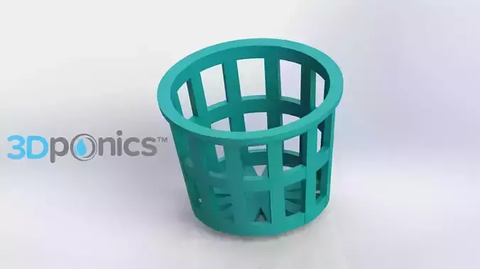 Planter - 3Dponics Herb Garden Free 3D print model