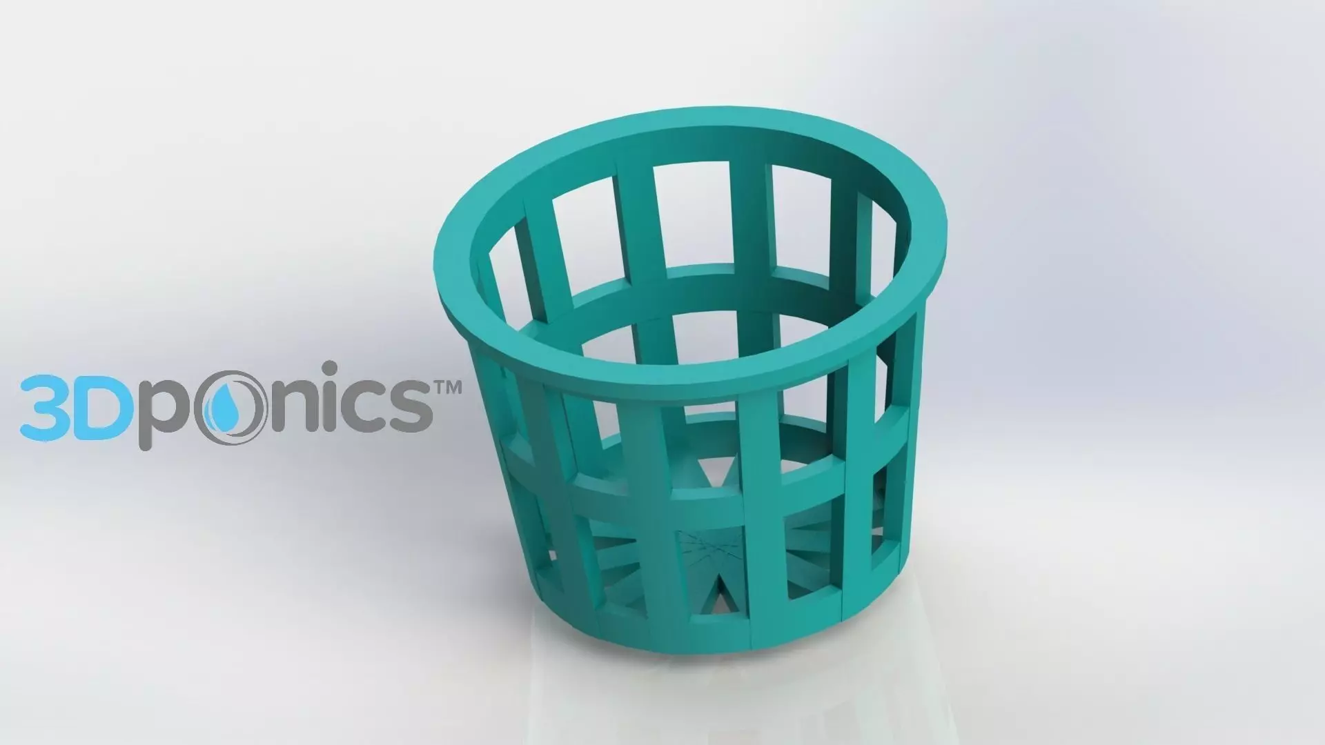 Planter - 3Dponics Herb Garden Free 3D print model_0