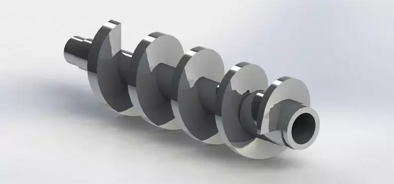 Screw Press Free 3D model_0