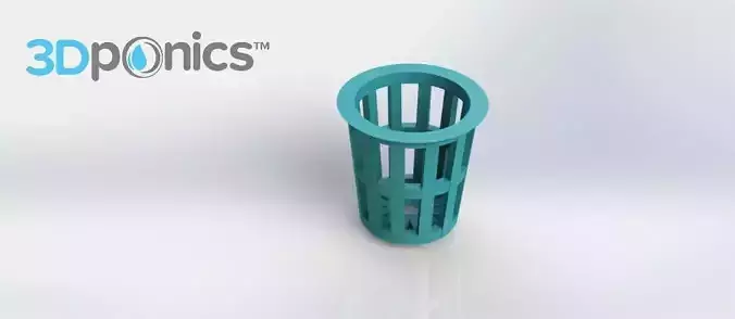 Planter - 3Dponics Snap and Grow Garden Free 3D print model