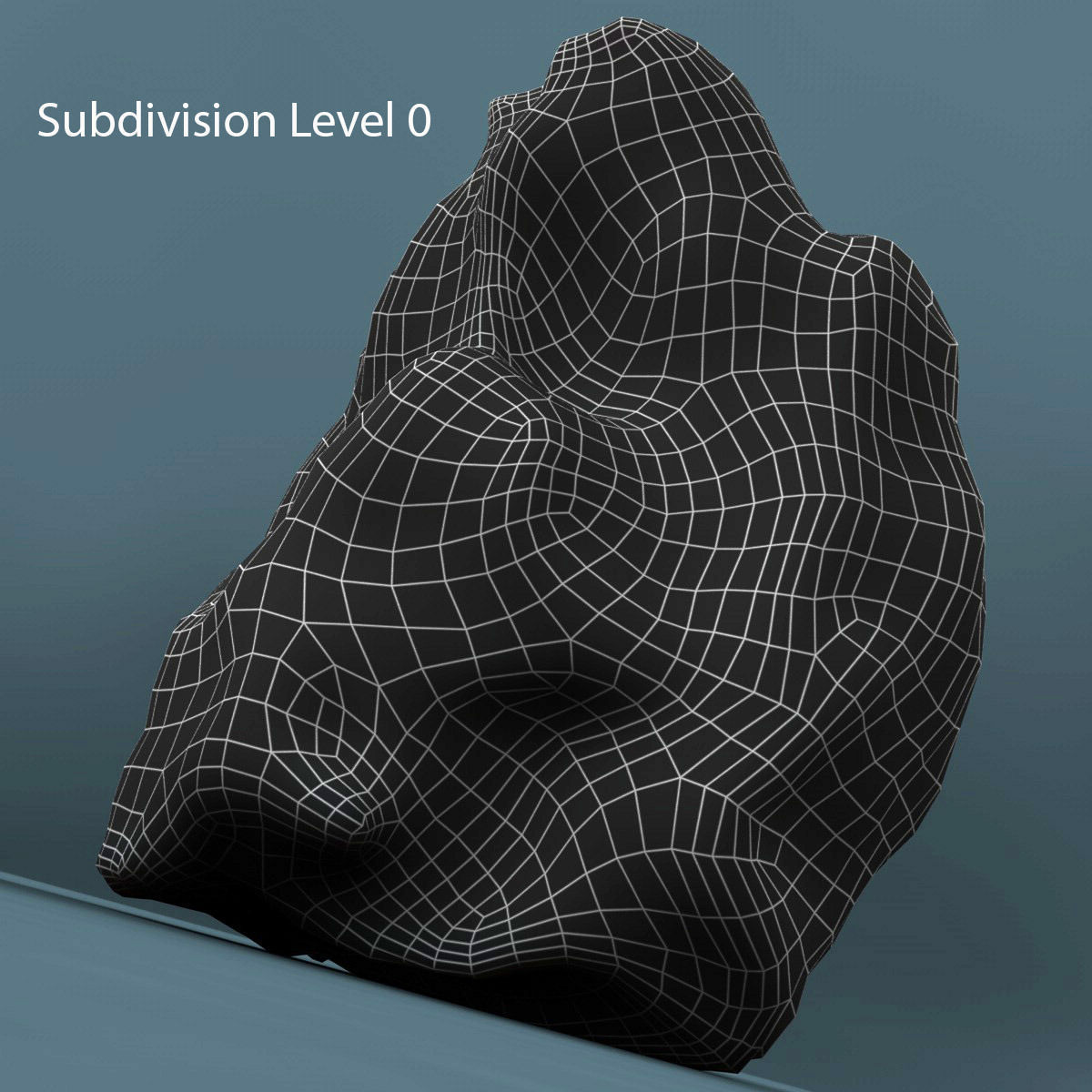 Realistic Rock 3D model_6