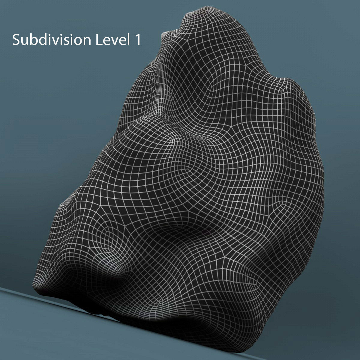 Realistic Rock 3D model_7