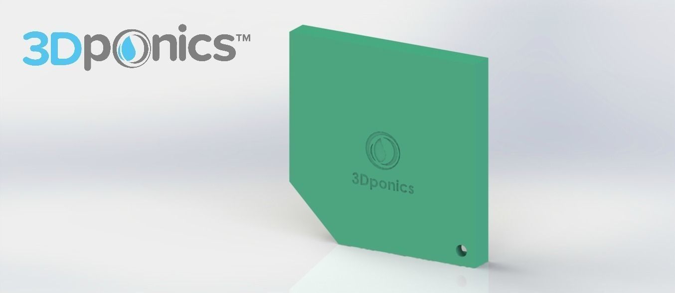 Left Cover - 3Dponics Snap and Grow Garden Free 3D print model_1
