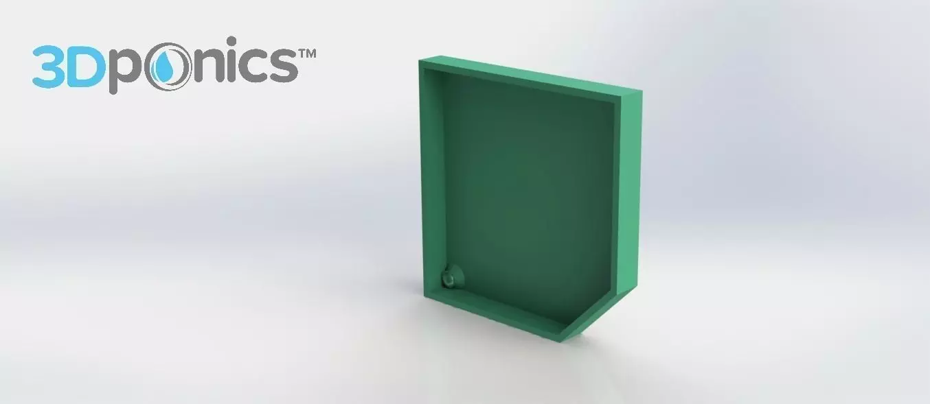 Left Cover - 3Dponics Snap and Grow Garden Free 3D print model_0