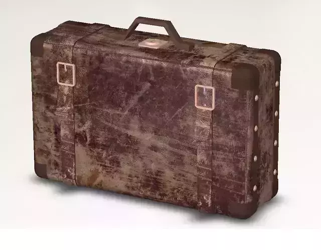 Vintage suitcase bag briefcase Free 3D model