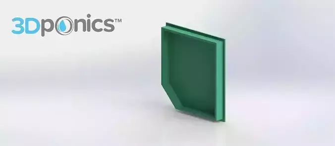 Right Cover - 3Dponics Snap and Grow Garden Free 3D print model