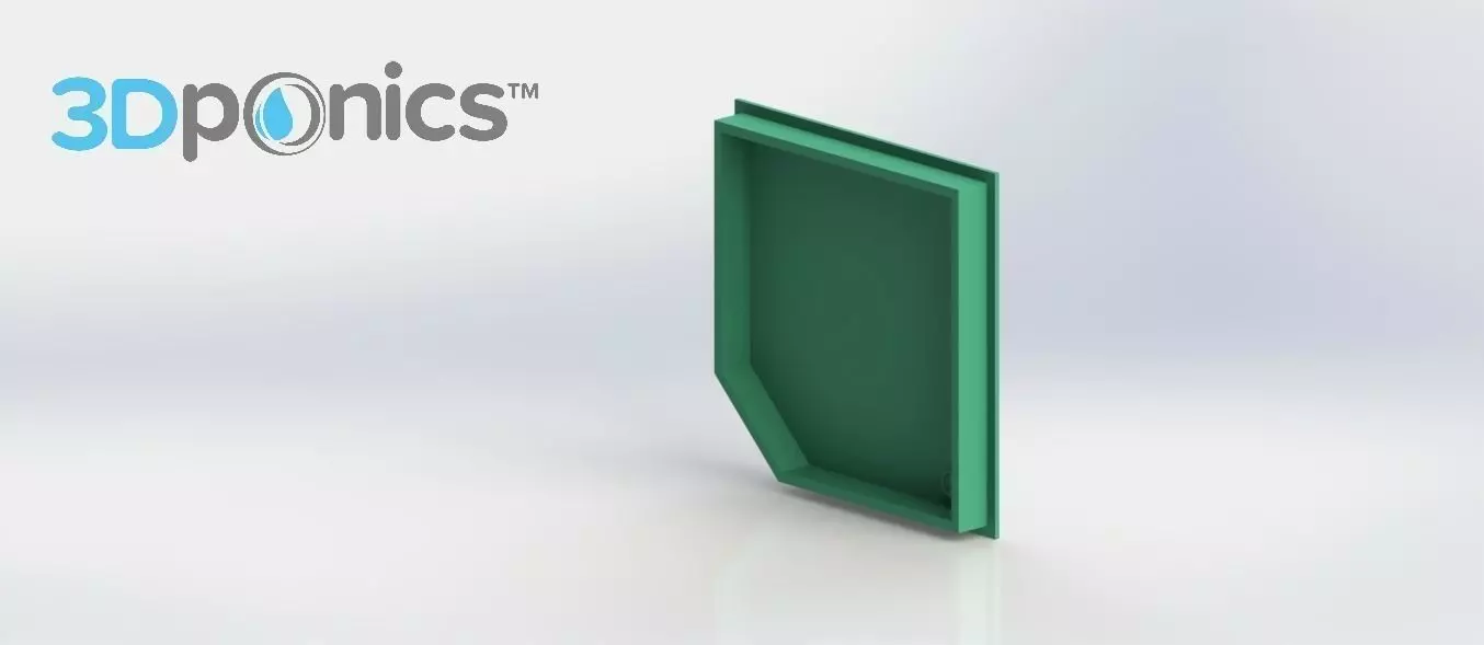 Right Cover - 3Dponics Snap and Grow Garden Free 3D print model_0