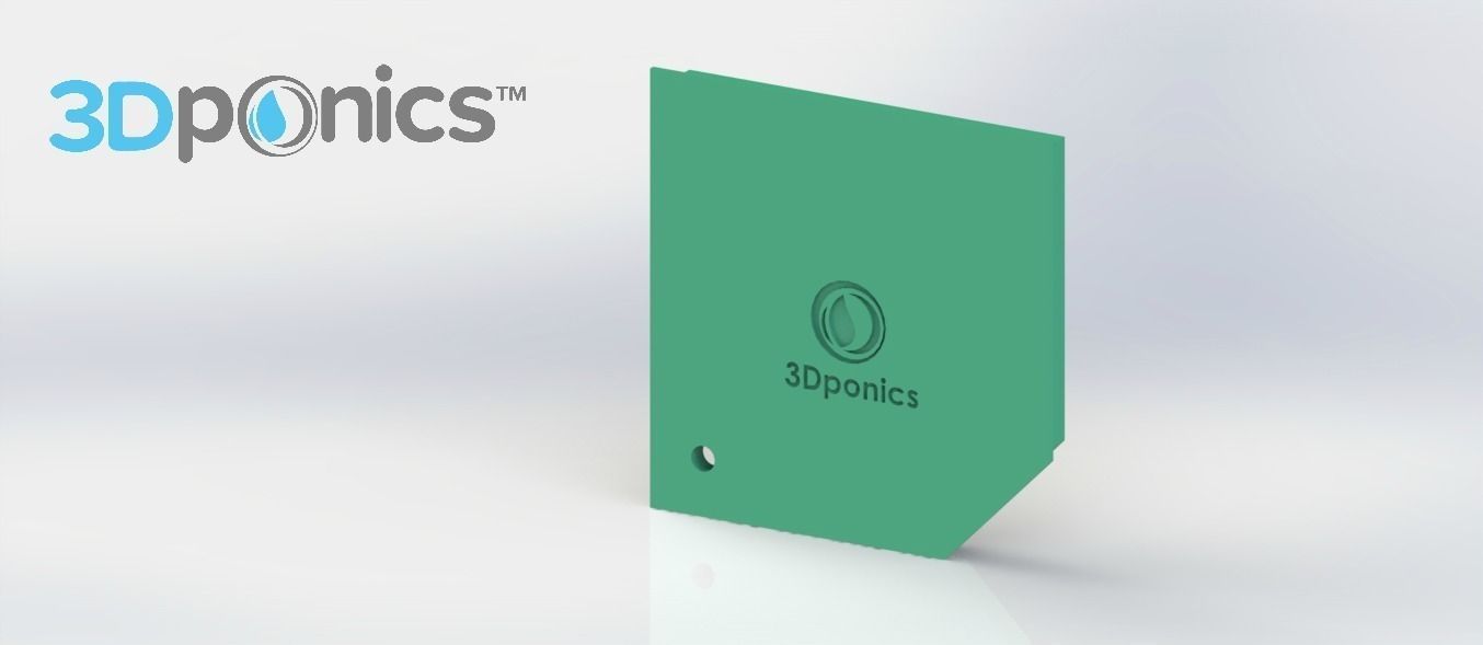 Right Cover - 3Dponics Snap and Grow Garden Free 3D print model_1