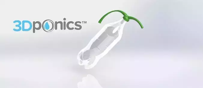 Spout V1 - Bottle Cap - 3Dponics Gardening Tools Free 3D print model