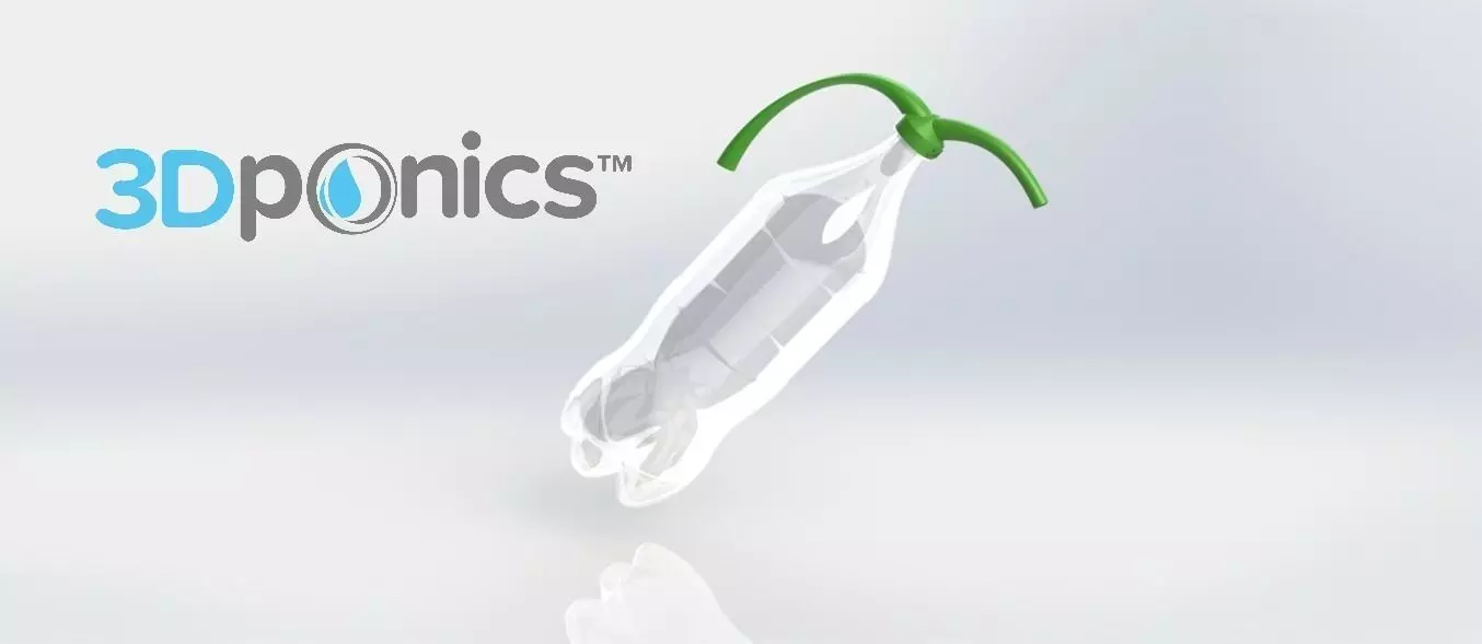 Spout V1 - Bottle Cap - 3Dponics Gardening Tools Free 3D print model_0