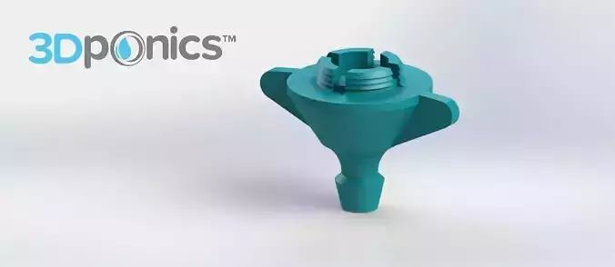 Drip Emitter V3 - Wings - 3Dponics Emitters and Plugs Free 3D print model