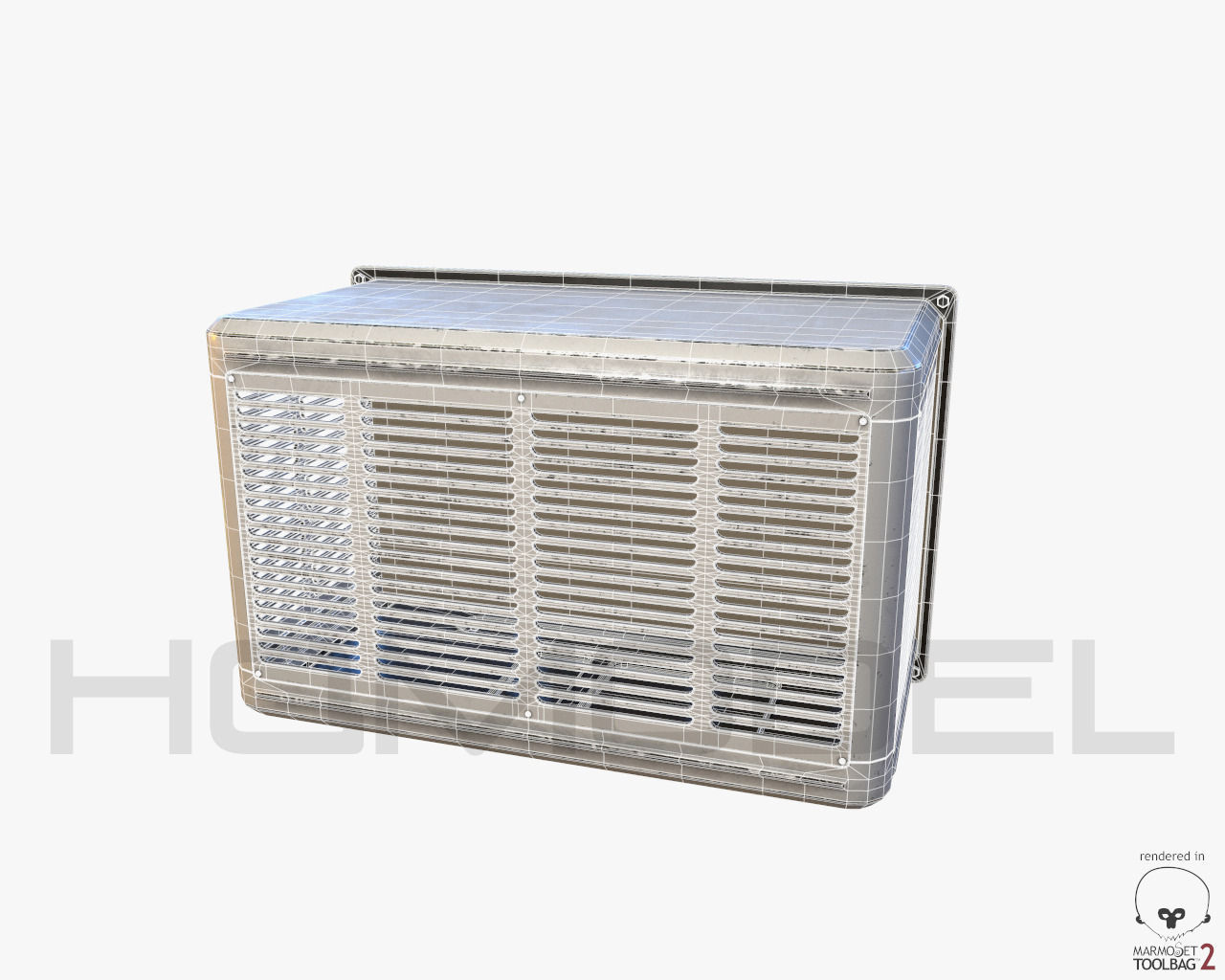 Air Conditioner 01 PBR Free 3D model_5