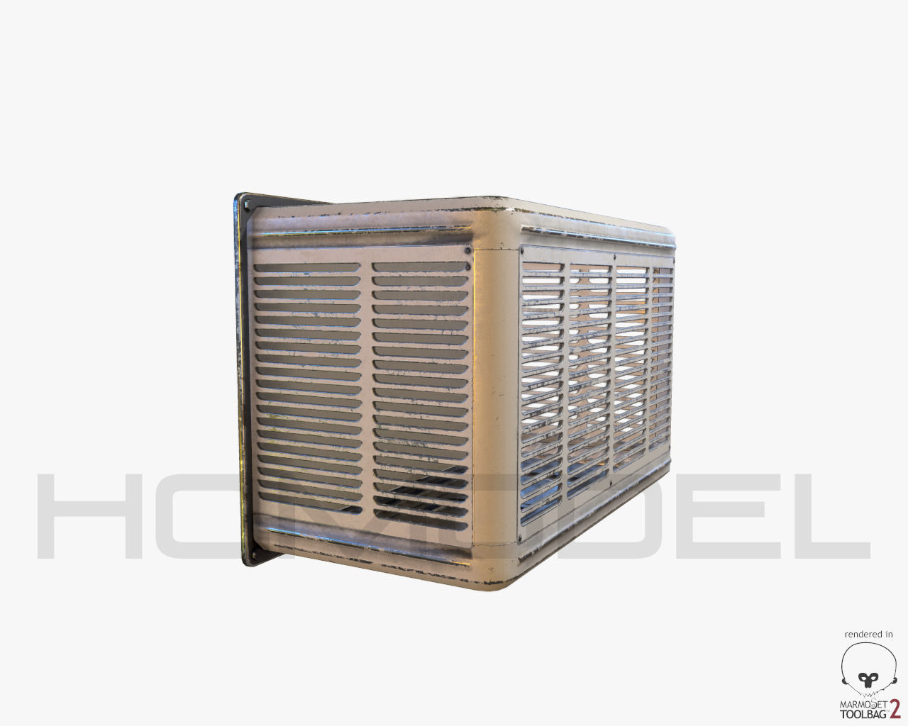 Air Conditioner 01 PBR Free 3D model_3