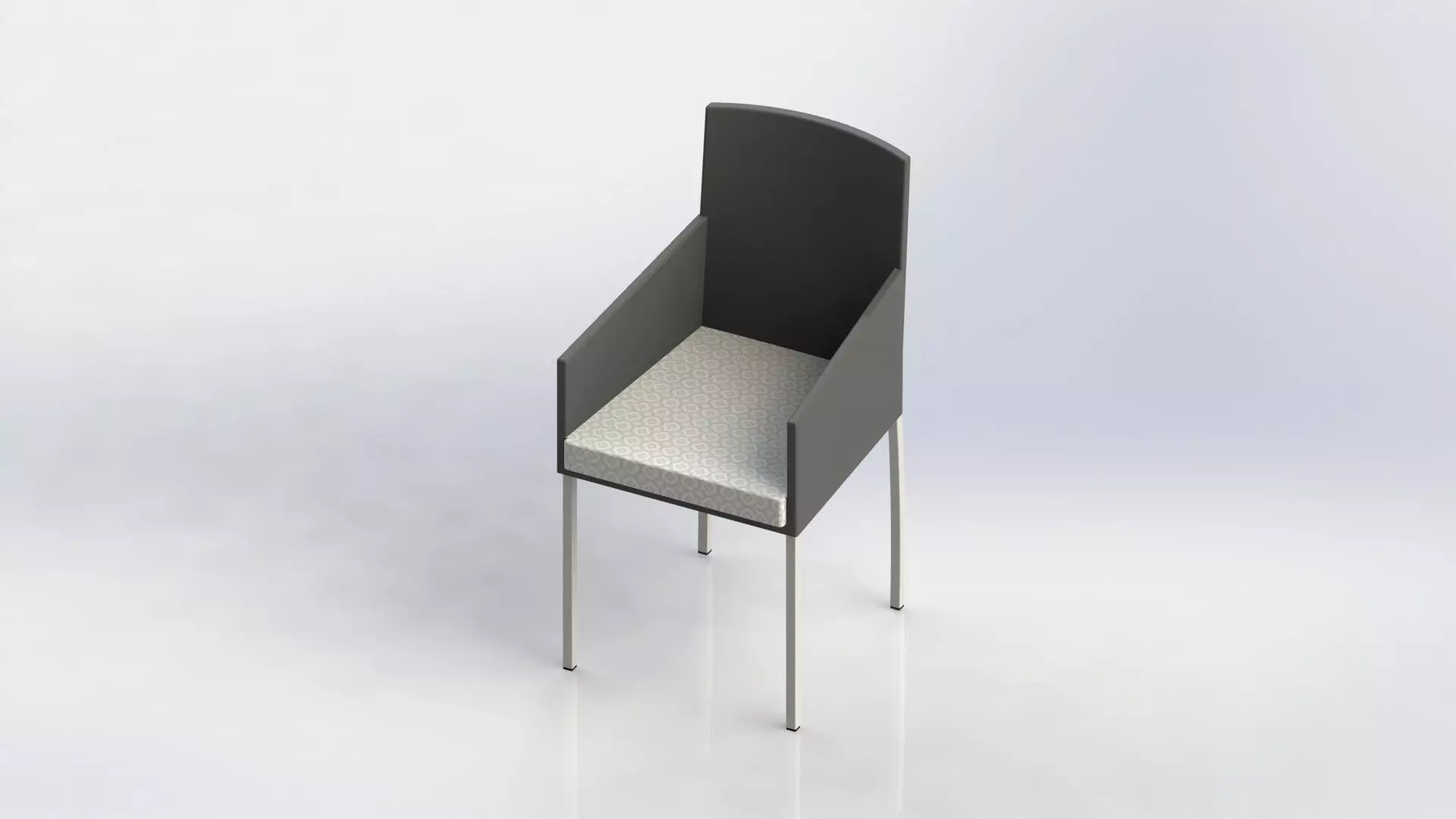 diner chair - Stoel - Stuhl - silla - chaise - armchair 3D model