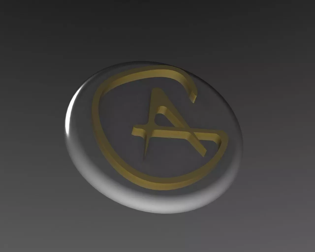 LOGO gold Free 3D model