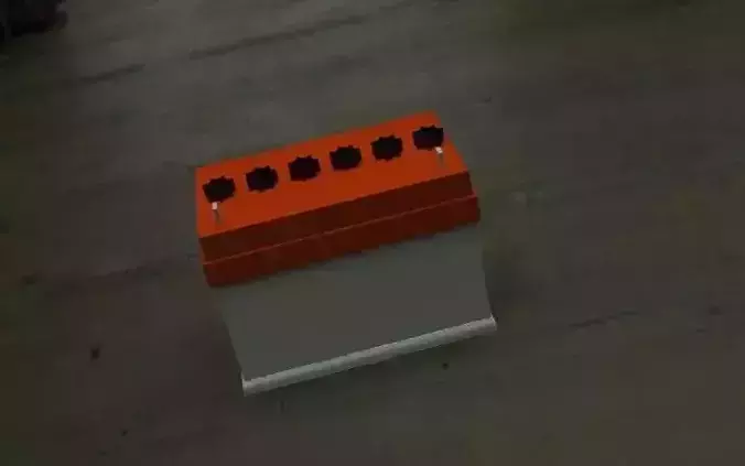 Battery orange power box