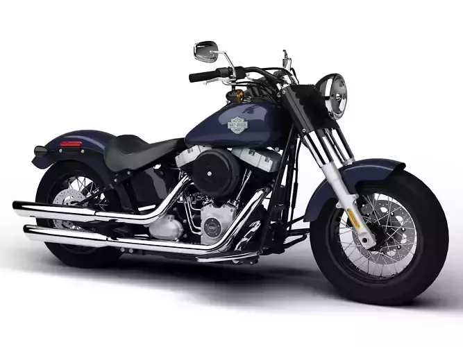 Harley-Davidson FLS Softail Slim 2015 3D model
