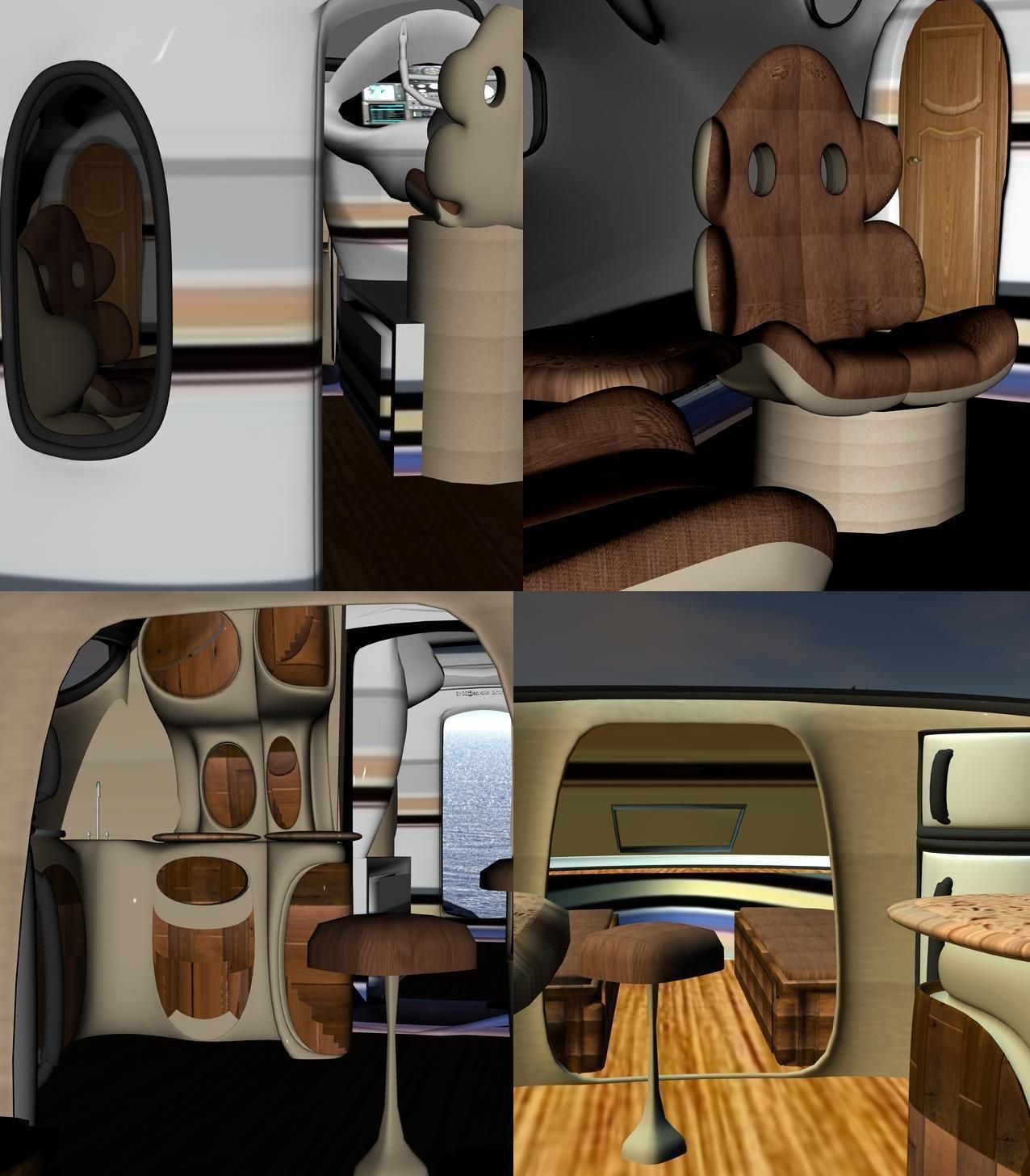 Small Luxury Yacht 3D model_1