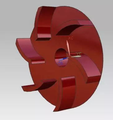 Propeller spinning wheel Free 3D model_0