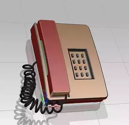 Telephone Free 3D model