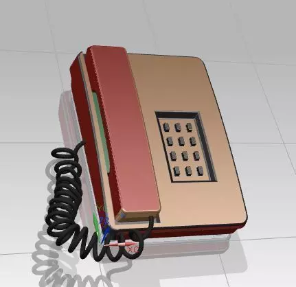 Telephone Free 3D model