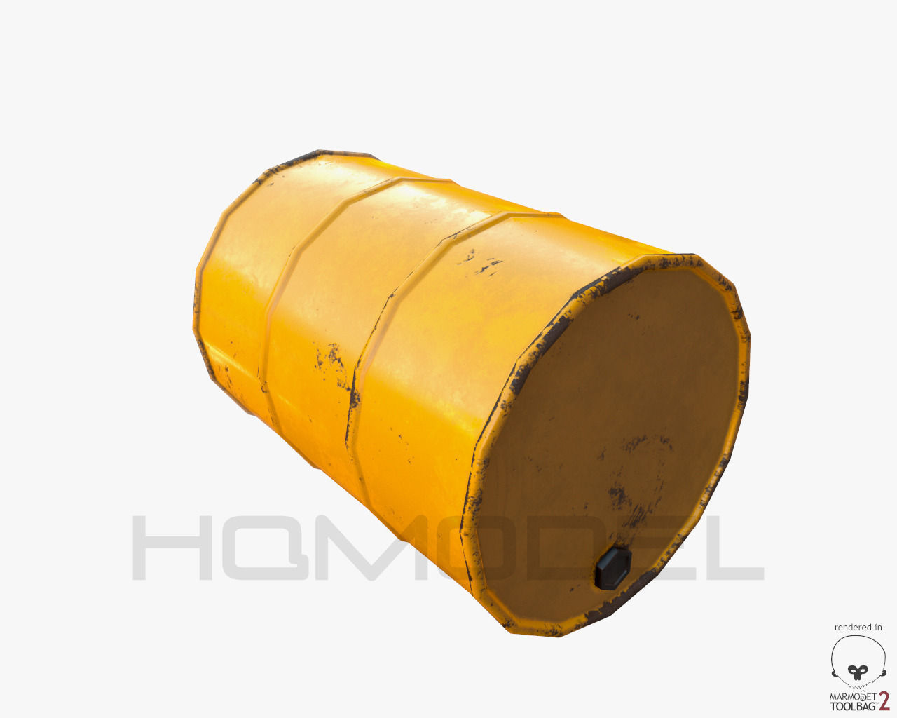 Urban Street Building Elements Collection Low-poly 3D model_60