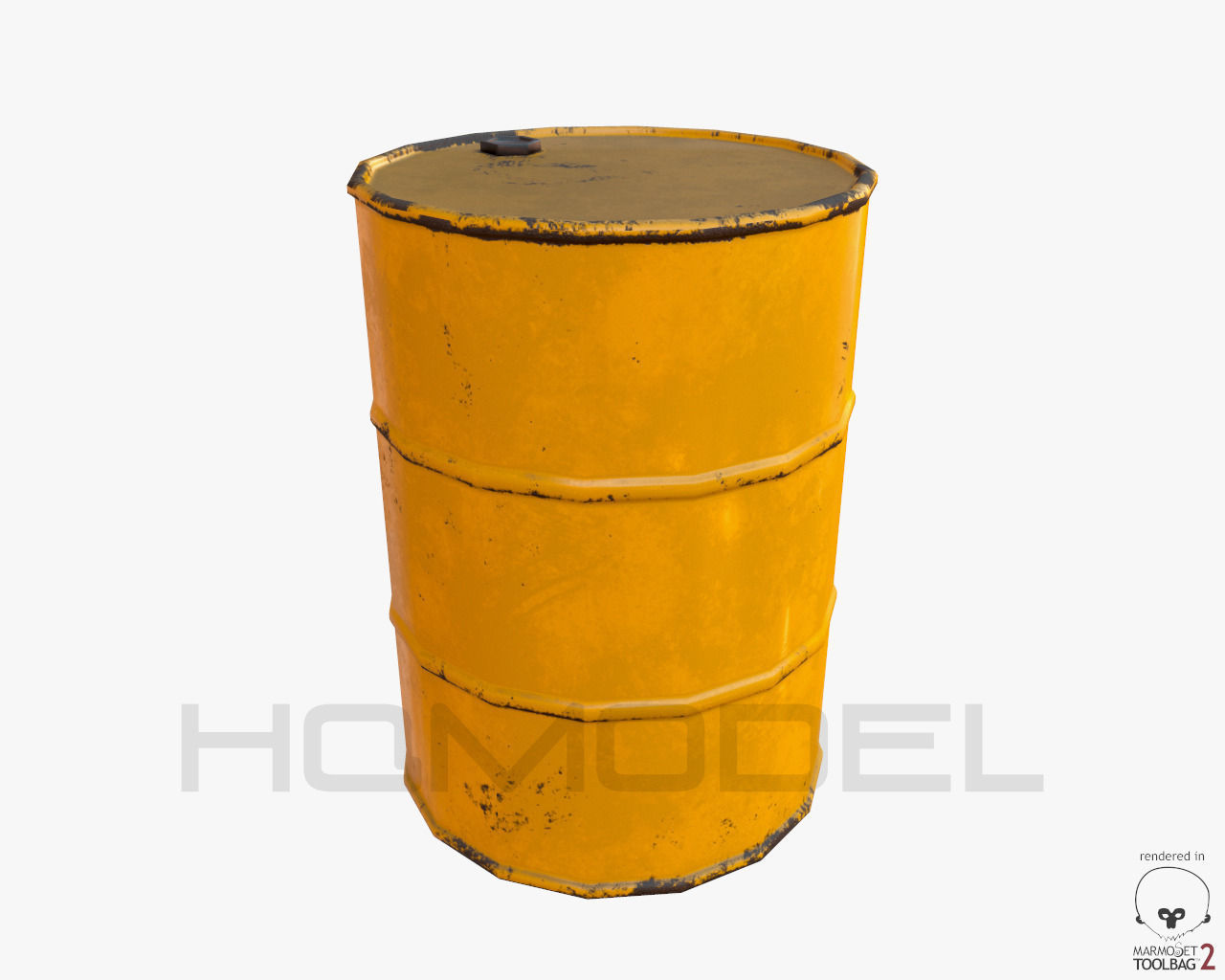 Urban Street Building Elements Collection Low-poly 3D model_59