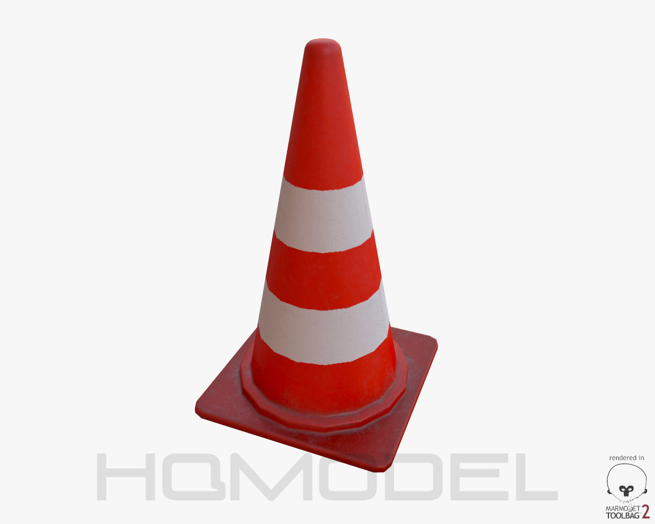 Urban Street Building Elements Collection Low-poly 3D model_65