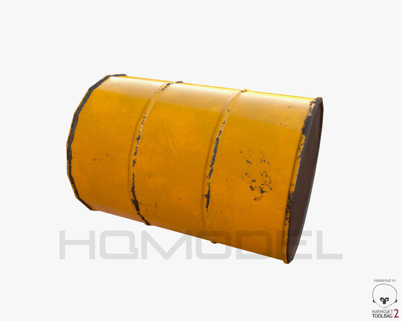 Urban Street Building Elements Collection Low-poly 3D model_61