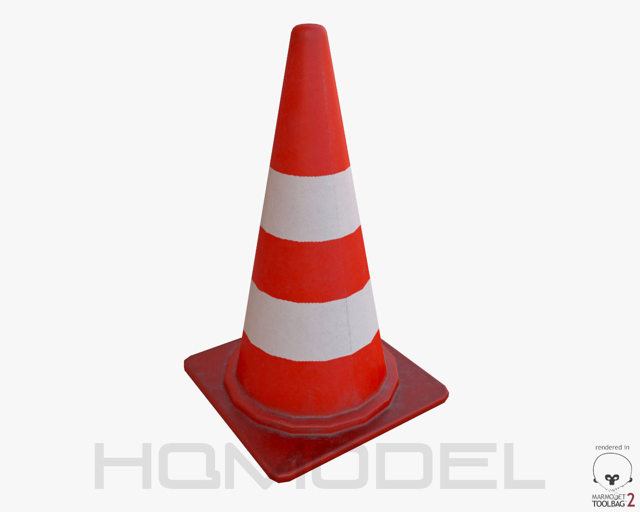 Urban Street Building Elements Collection Low-poly 3D model_66