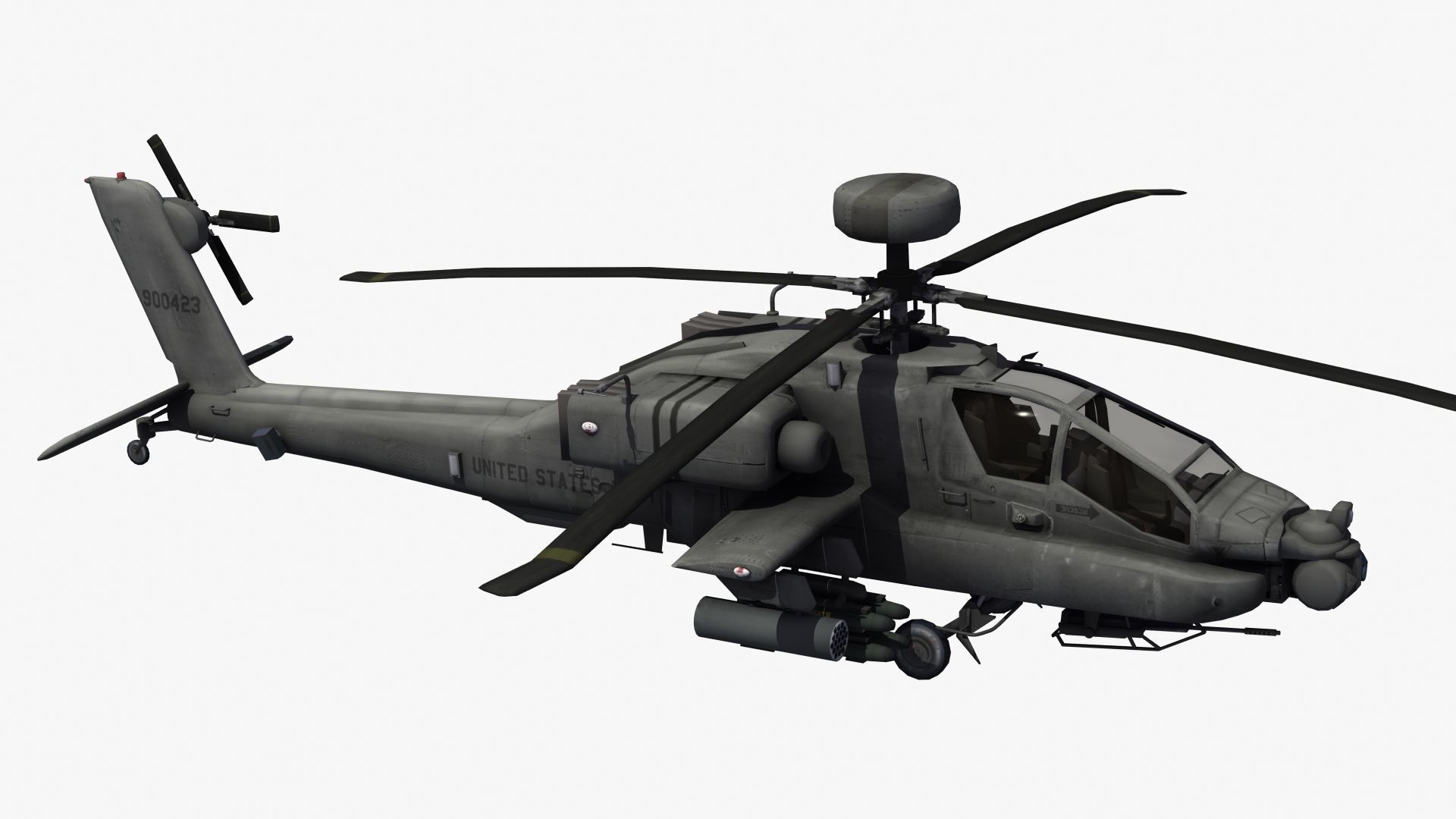 AH-64D Apache Longbow 3D model_38
