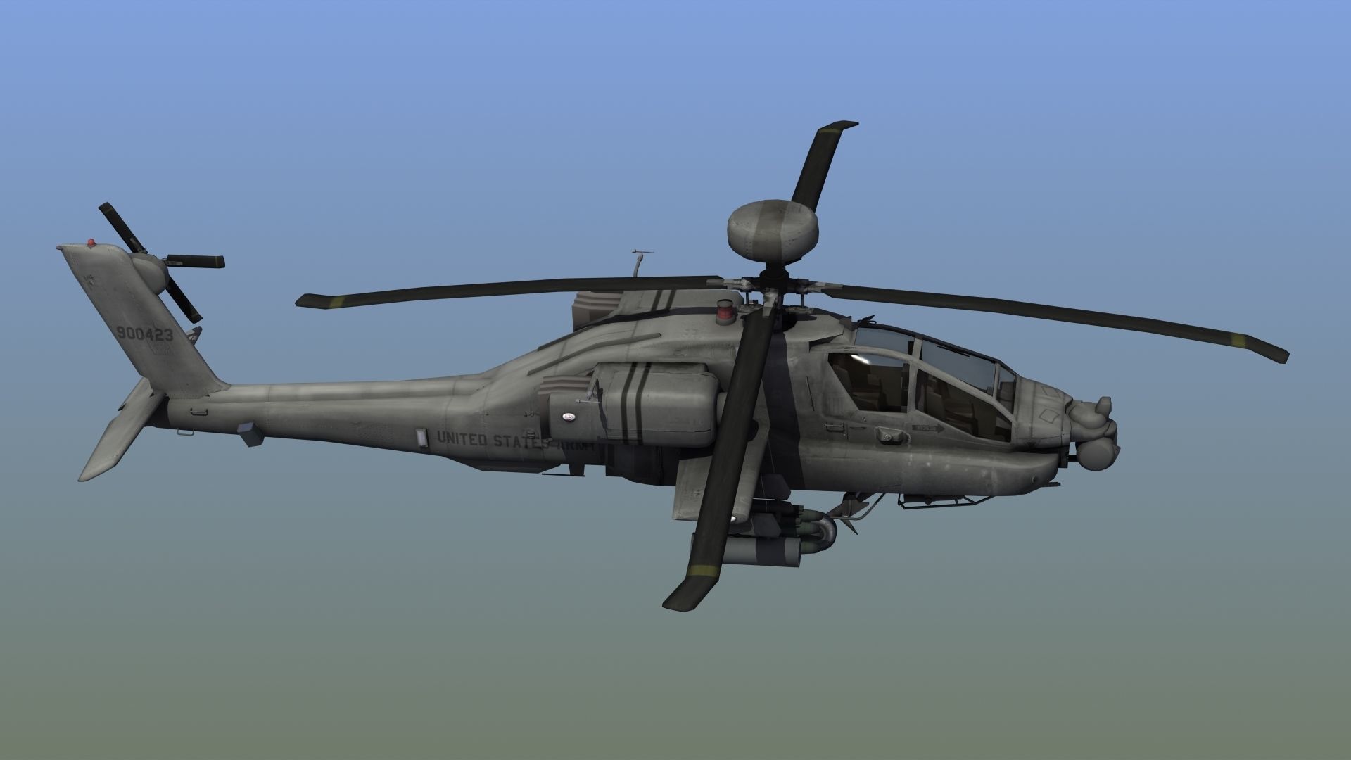 AH-64D Apache Longbow 3D model_20