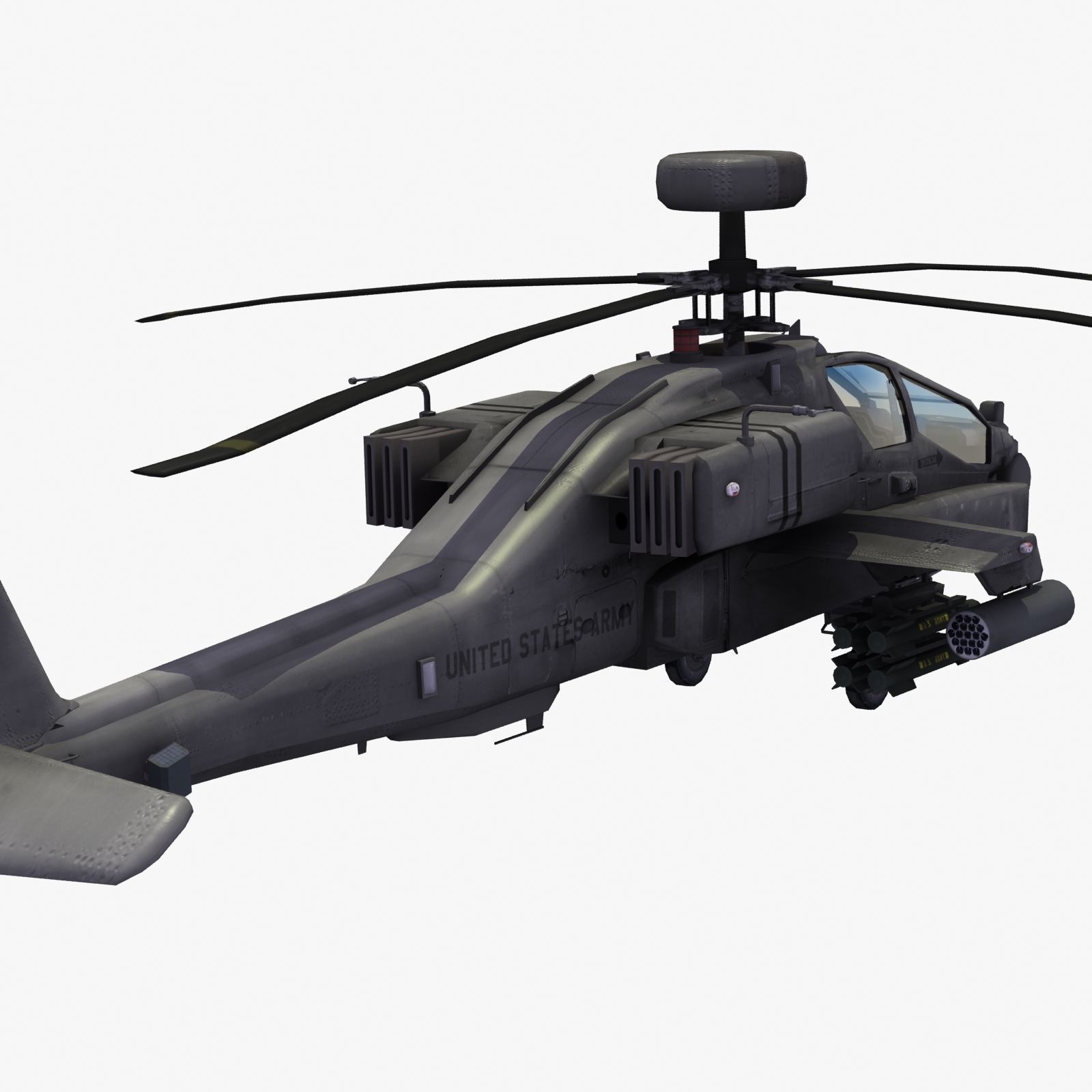 AH-64D Apache Longbow 3D model_2