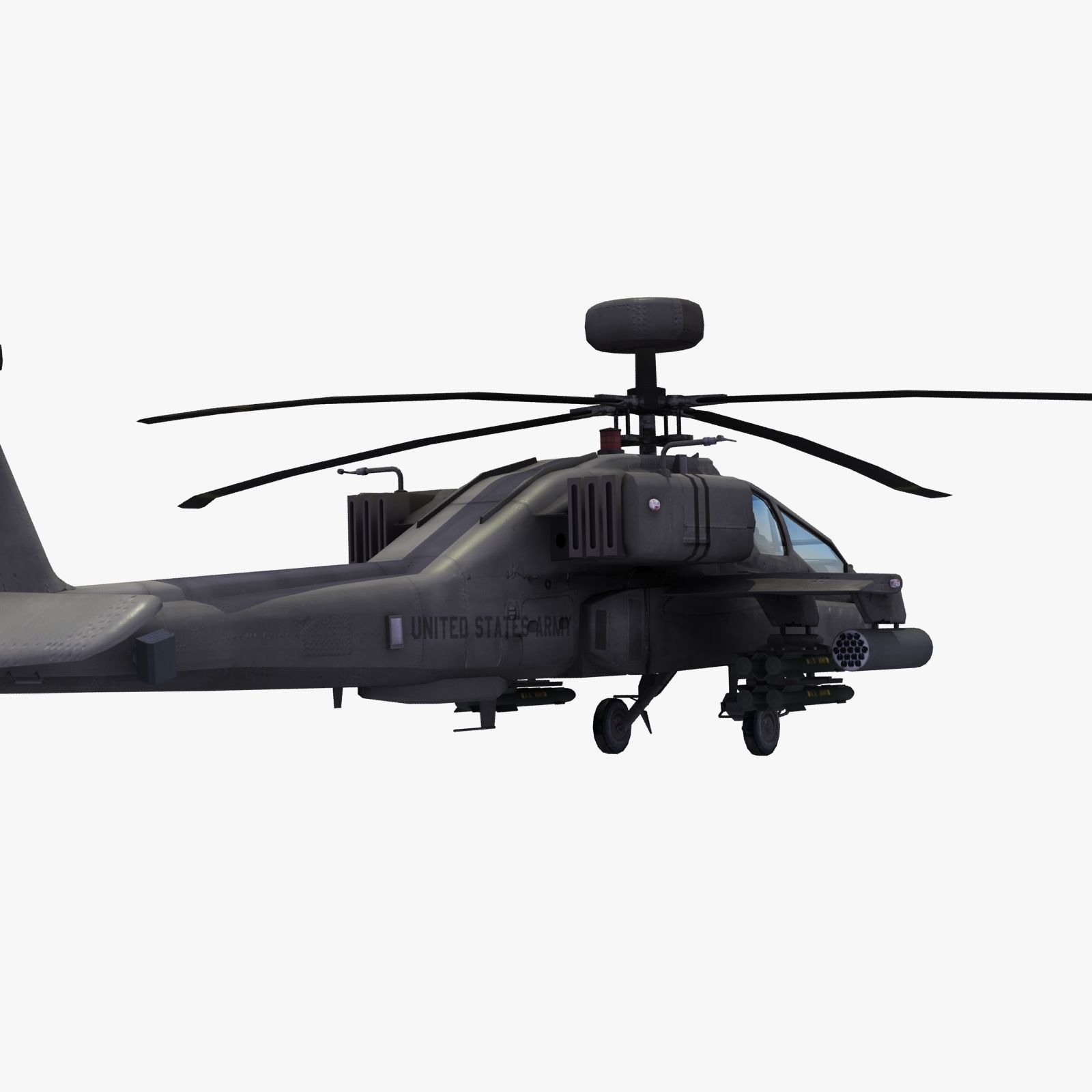 AH-64D Apache Longbow 3D model_9