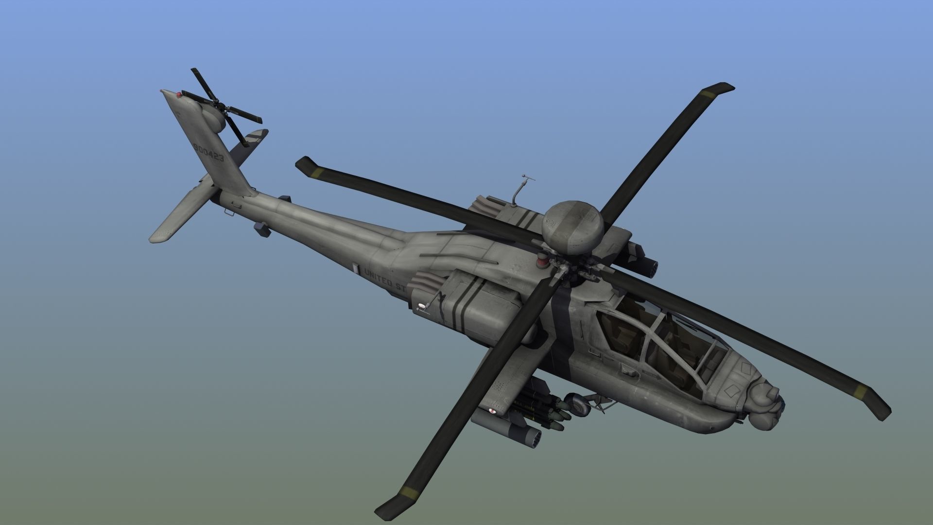 AH-64D Apache Longbow 3D model_18