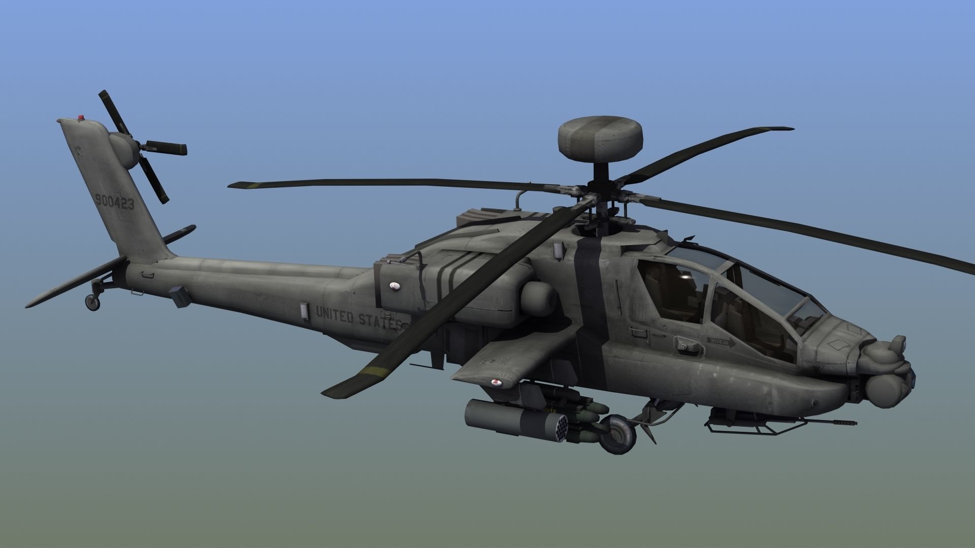 AH-64D Apache Longbow 3D model_21