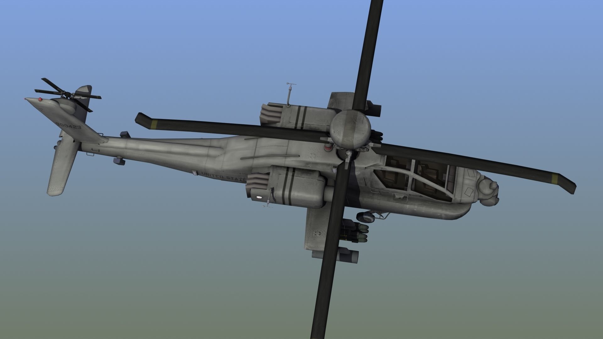 AH-64D Apache Longbow 3D model_14