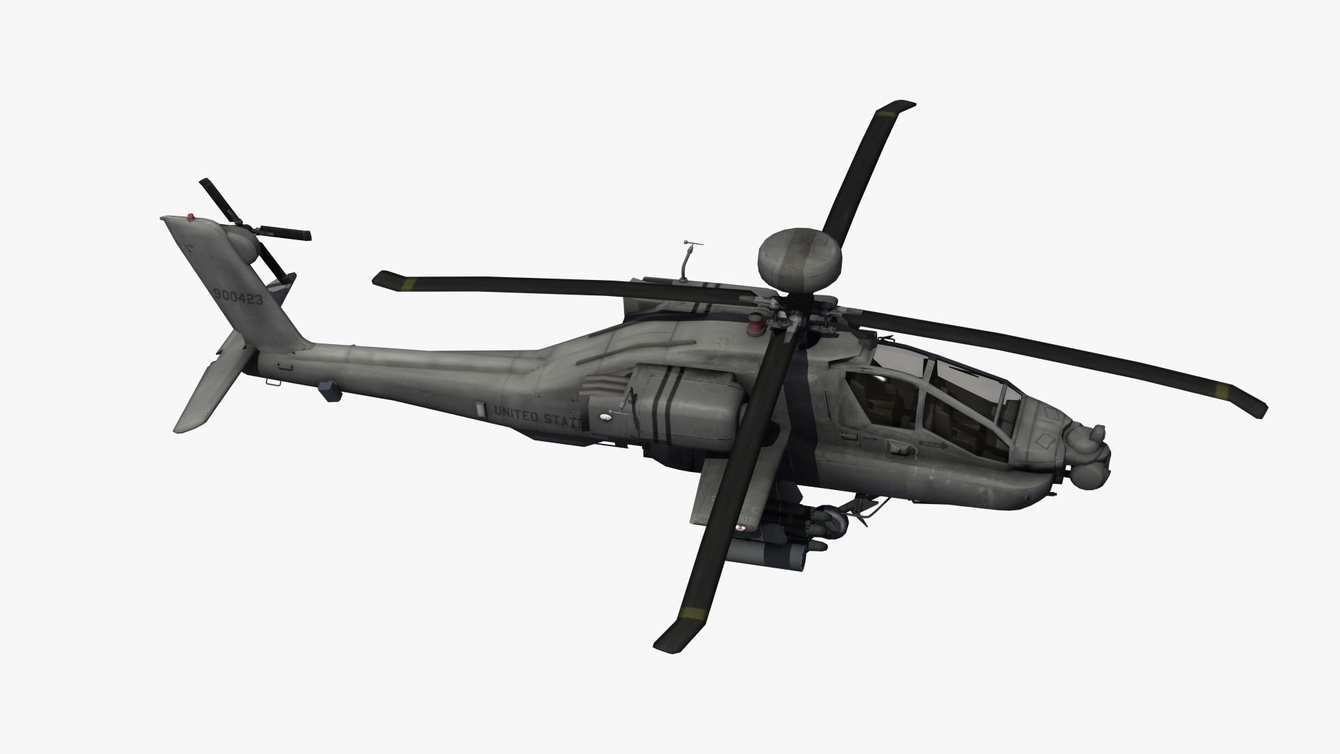 AH-64D Apache Longbow 3D model_36