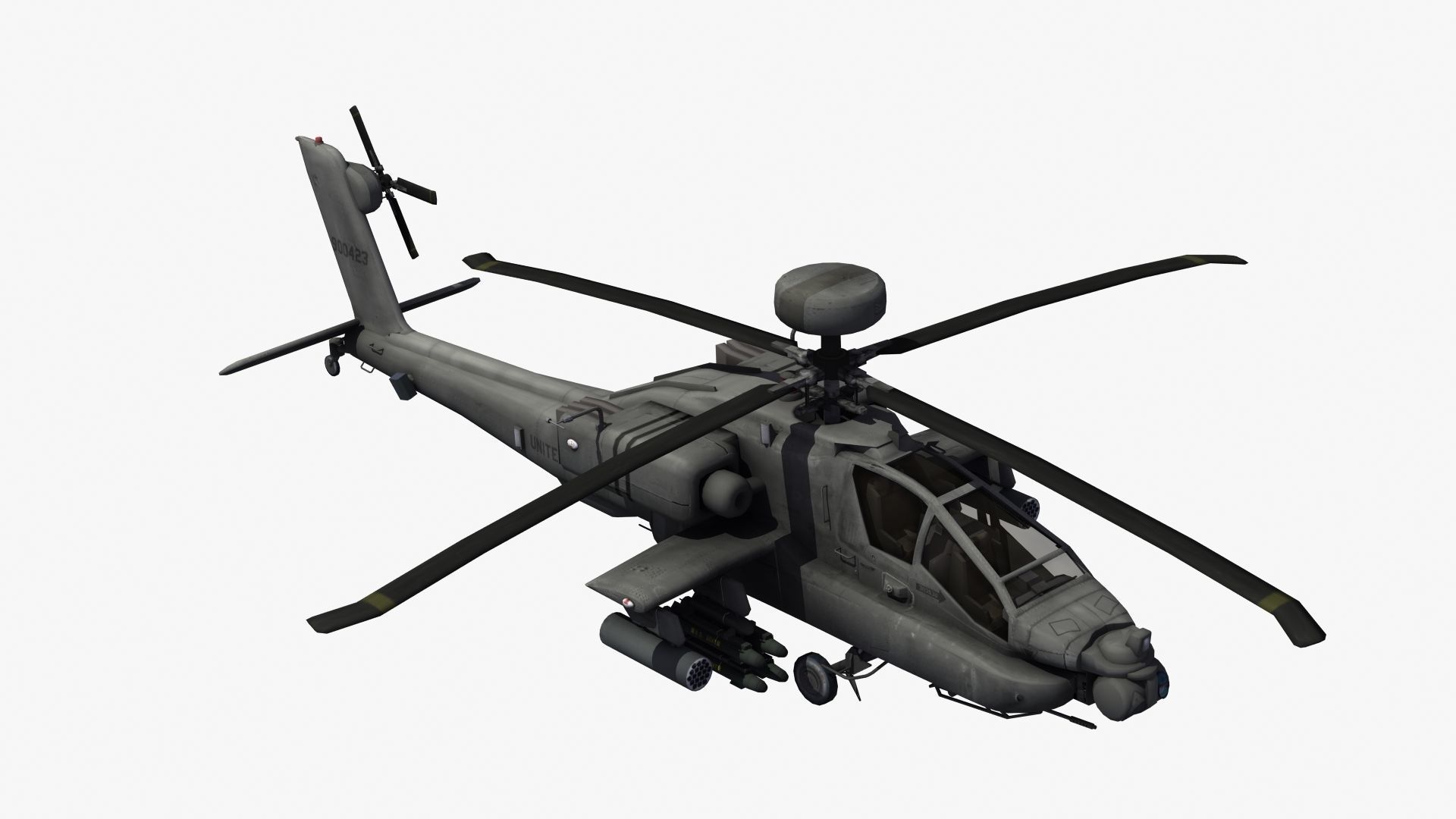 AH-64D Apache Longbow 3D model_27